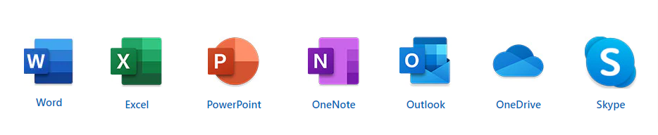 Microsoftのソフトアイコン