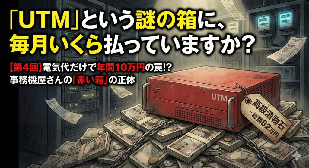 【第4回】「UTM」という謎の箱に、毎月いくら払っていますか？