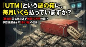 【第4回】「UTM」という謎の箱に、毎月いくら払っていますか?