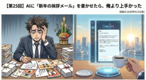【第25回】AIに「新年の挨拶メール」を書かせたら、俺より上手かった